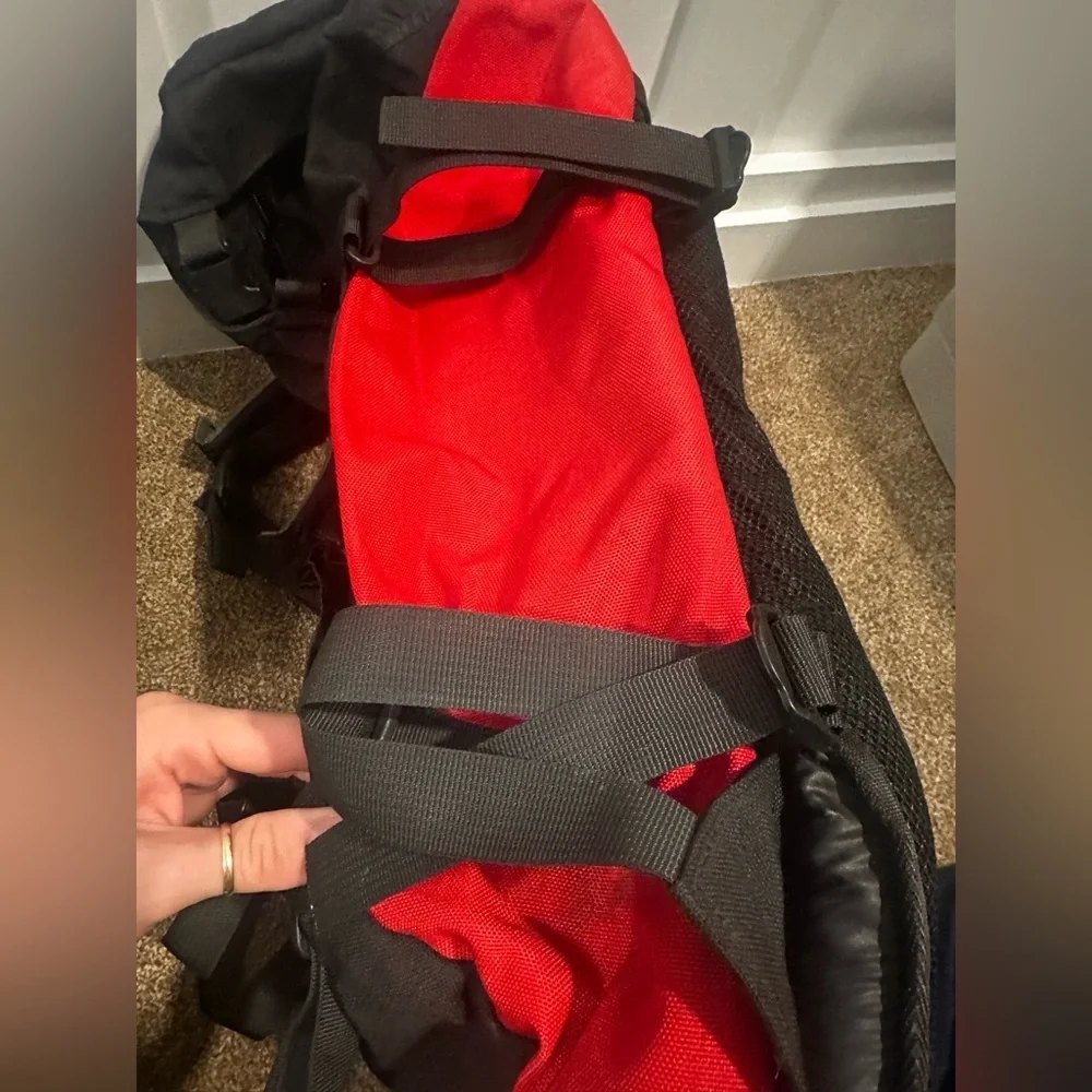 Black and Red Men's Backpack